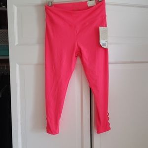 NWT Hot Pink Workout Capris